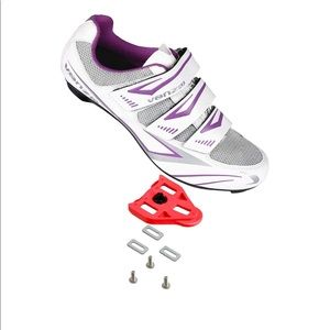 Venzo Women's Cycling Shoes - Peloton, delta cleat